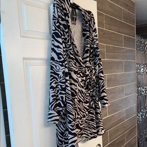 Zebra Print Women's dress